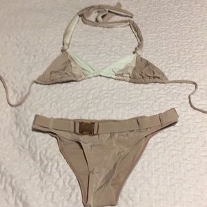 2/$20 H&M Mauve and white suit